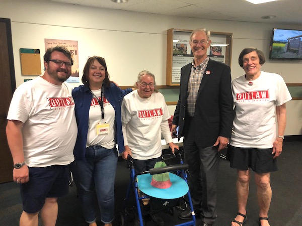 Terry Goddard and volunteers at NAU event June 25 2019 resized