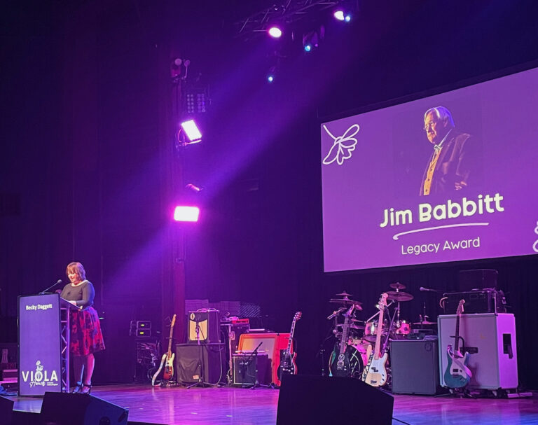 Jim Babbitt honored with Viola Legacy Award