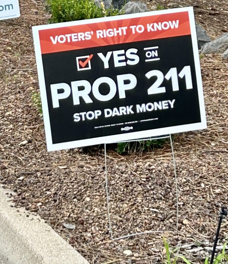 A YES vote on Prop 211 will shine light on campaign spending