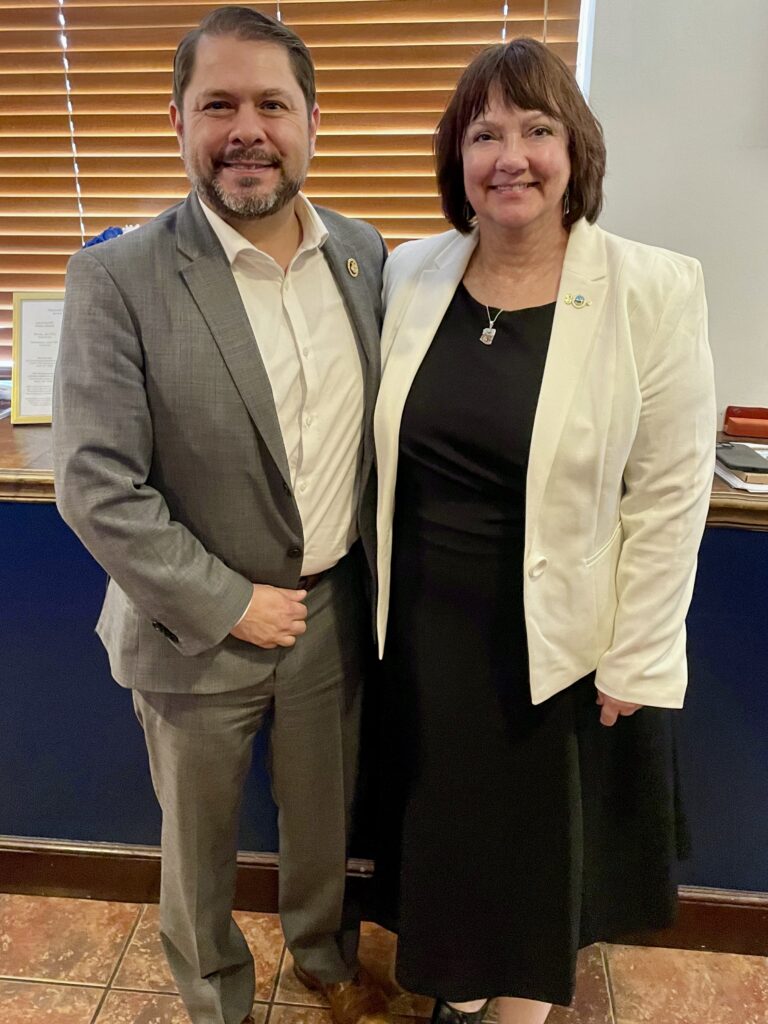 DC lobbying Ruben Gallego and me May 2024