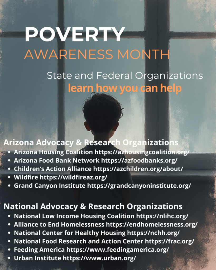 Poverty awareness month advocacy resources